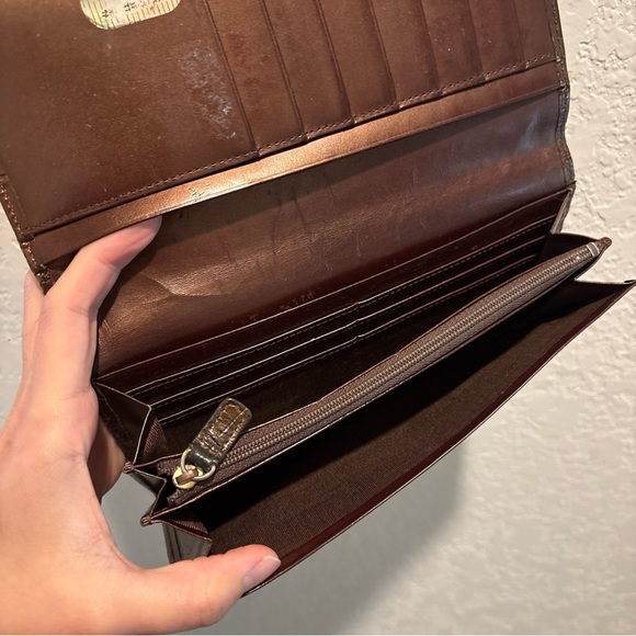 Givenchy Long Snap Wallet Brown - Picture 7 of 12